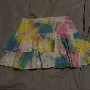 katie j tie dye skirt